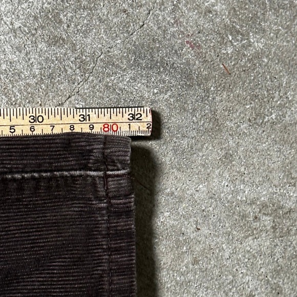 Old Navy Straight Fit Brown Faded Corduroy Pants - Picture 7 of 8